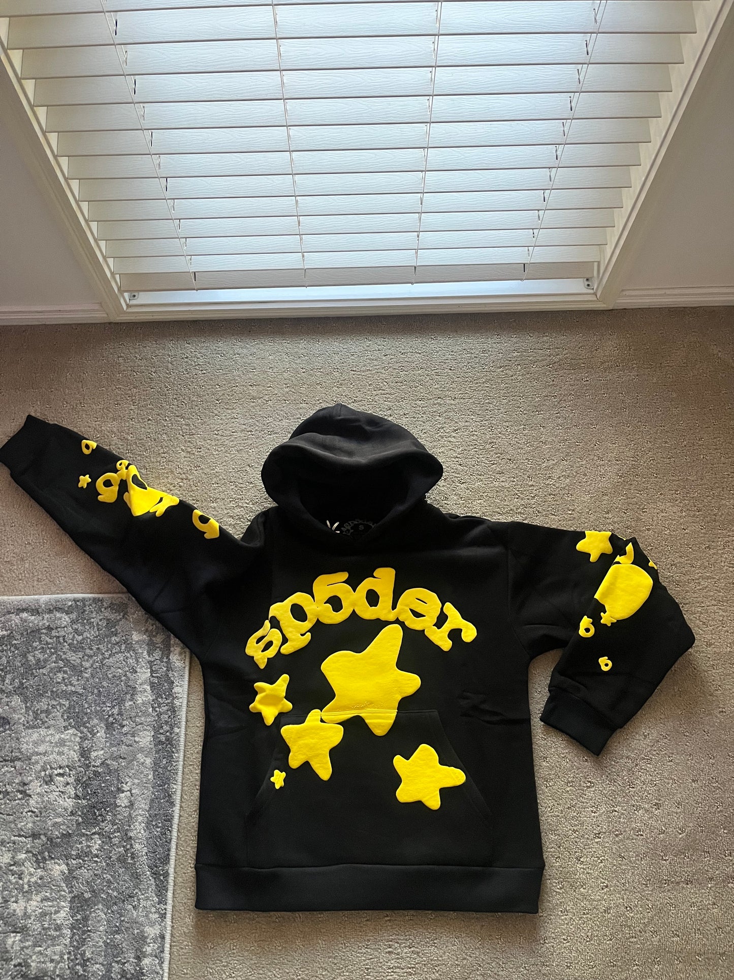 Sp5der Beluga Hoodie 'Onyx/Yellow'